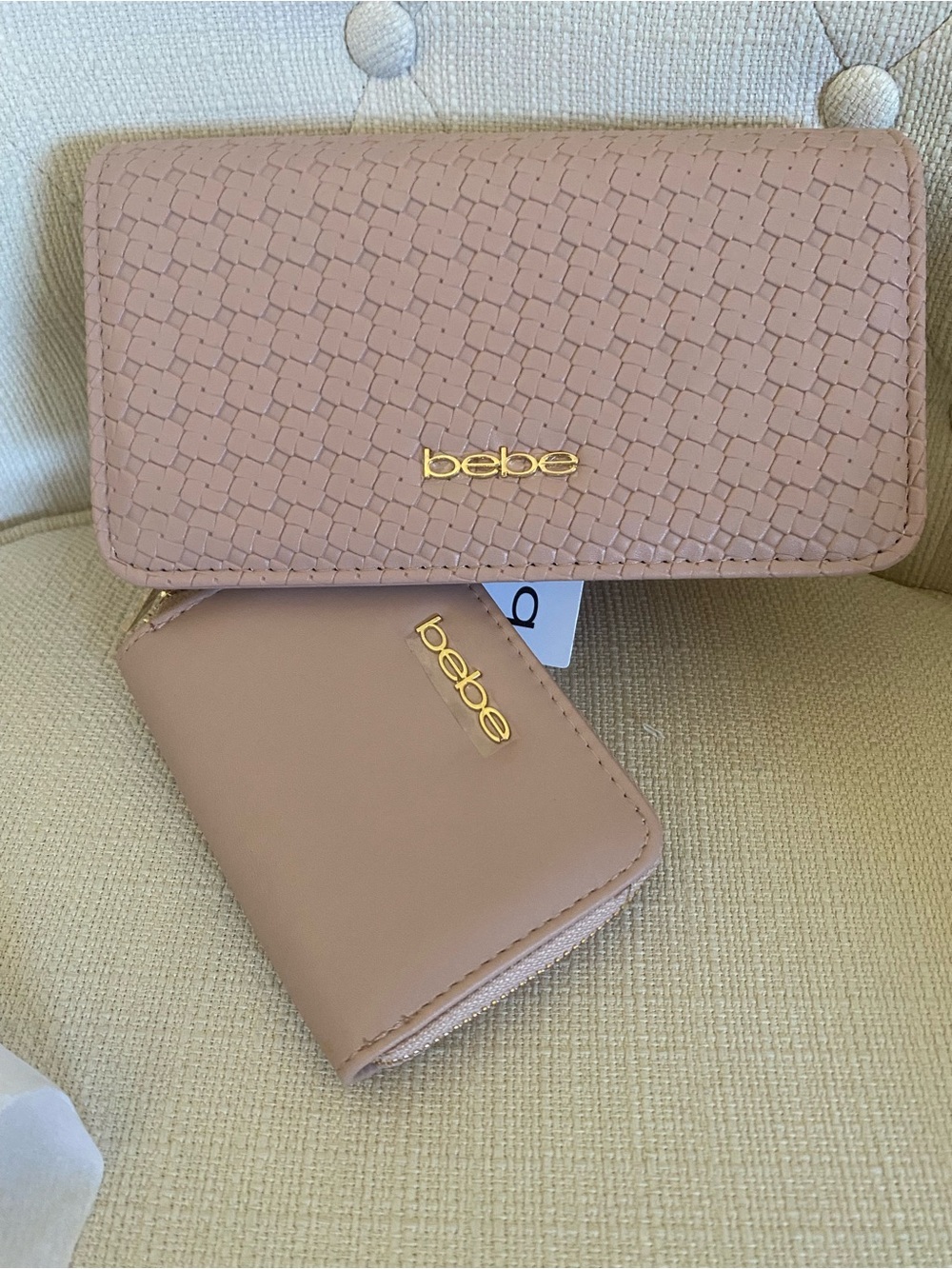 New set! Bebe Pink-blush crossbody and Wallet